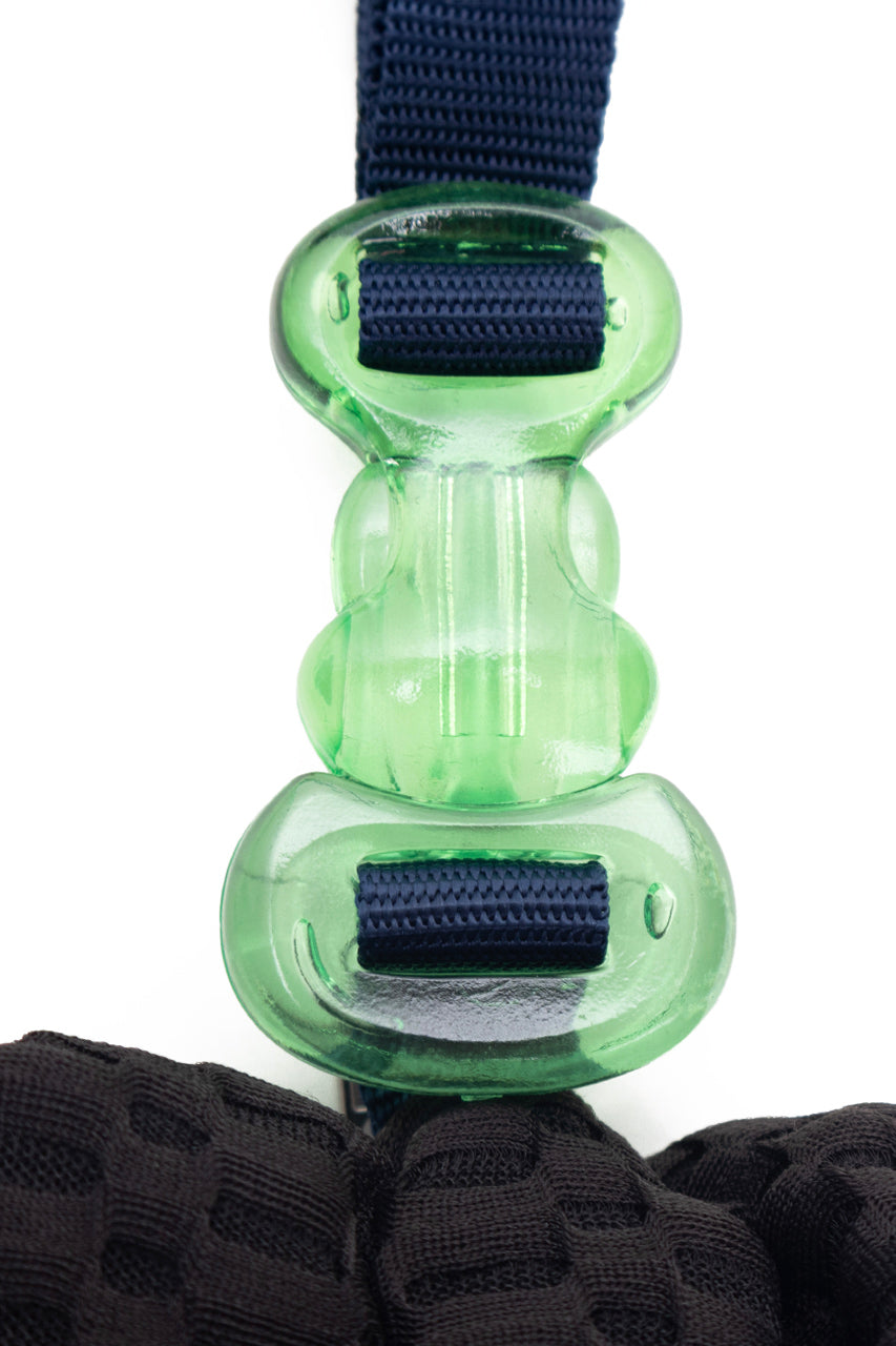 epi Bag Black Mesh x Navy x Green