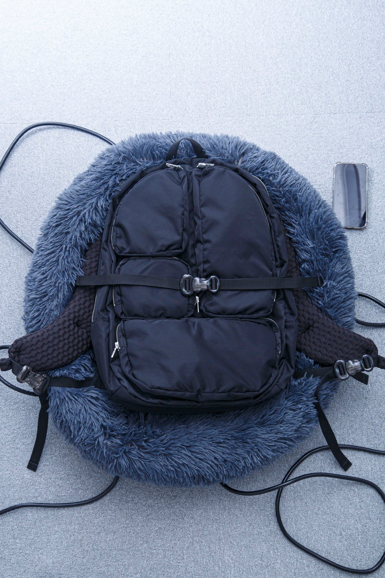 5Pockets Backpack Black x Black x Black