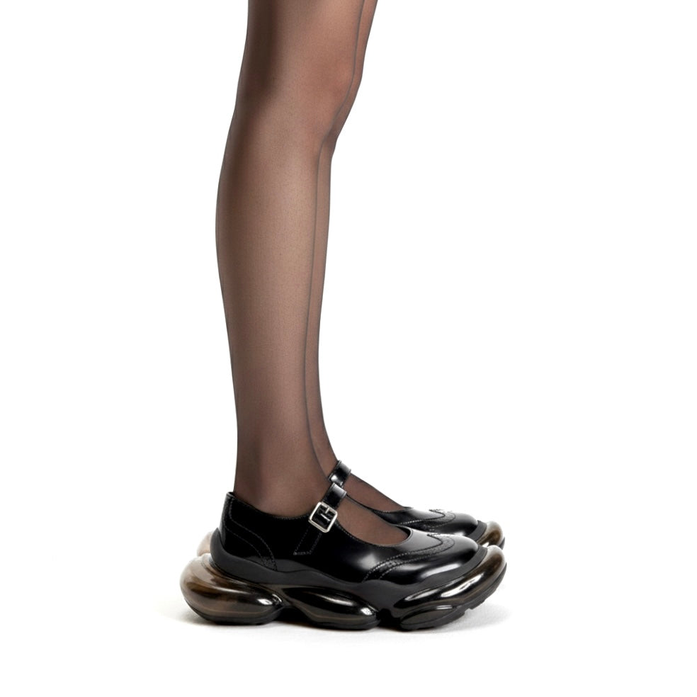 Mirage Mary Jane Patent Black