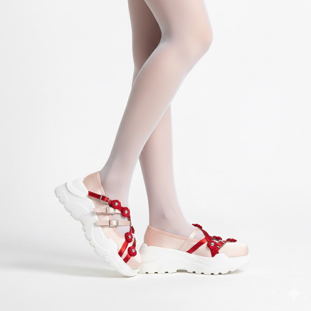 Flora Pink×Red×White