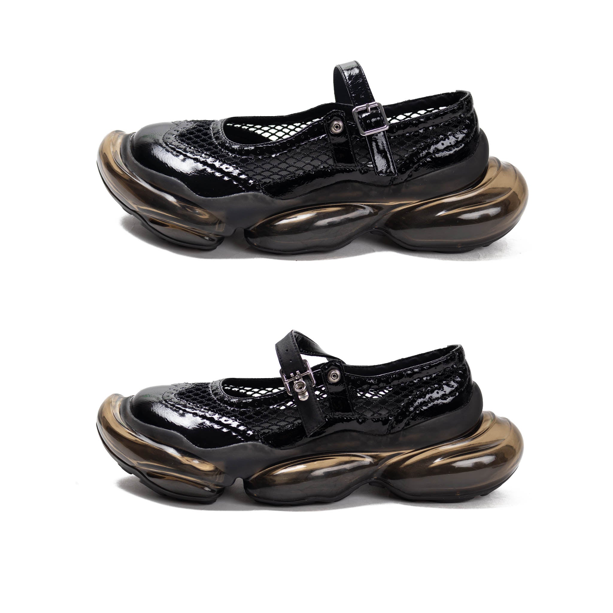 Mirage Mary Jane Mesh Black