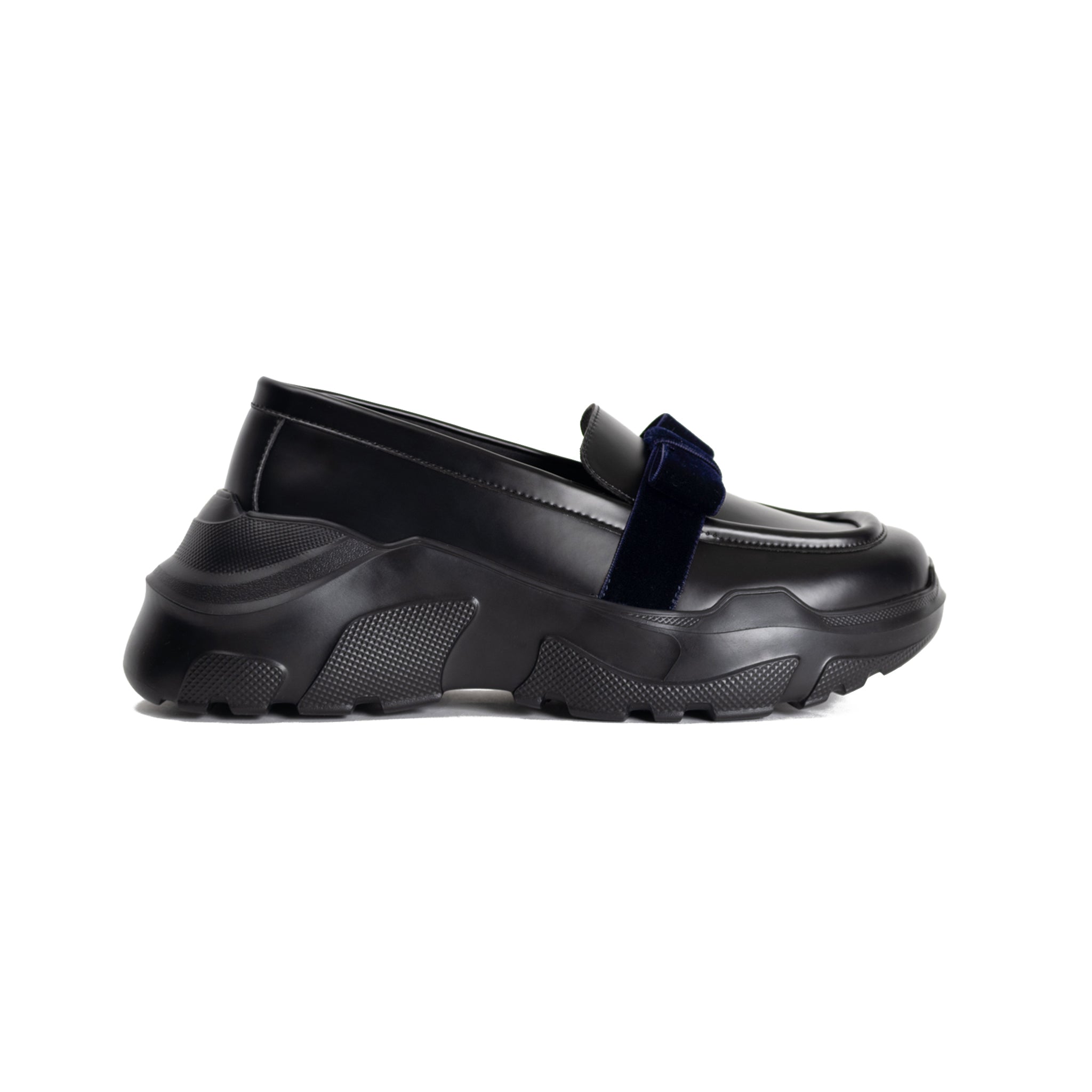 26AW Pre-order Velvet Ribbon Loafer Navy
