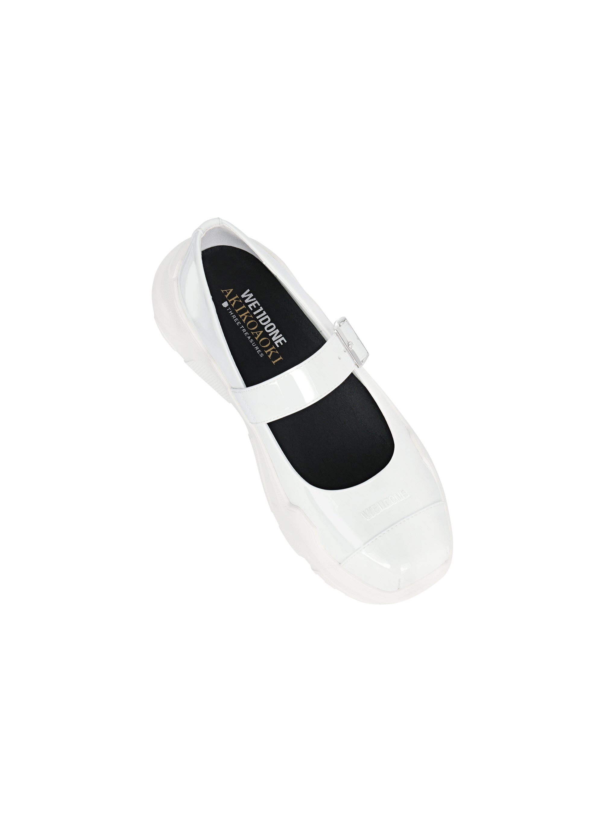 AKIKOAOKI X WE11DONE WHITE WOMENS MARY JANES