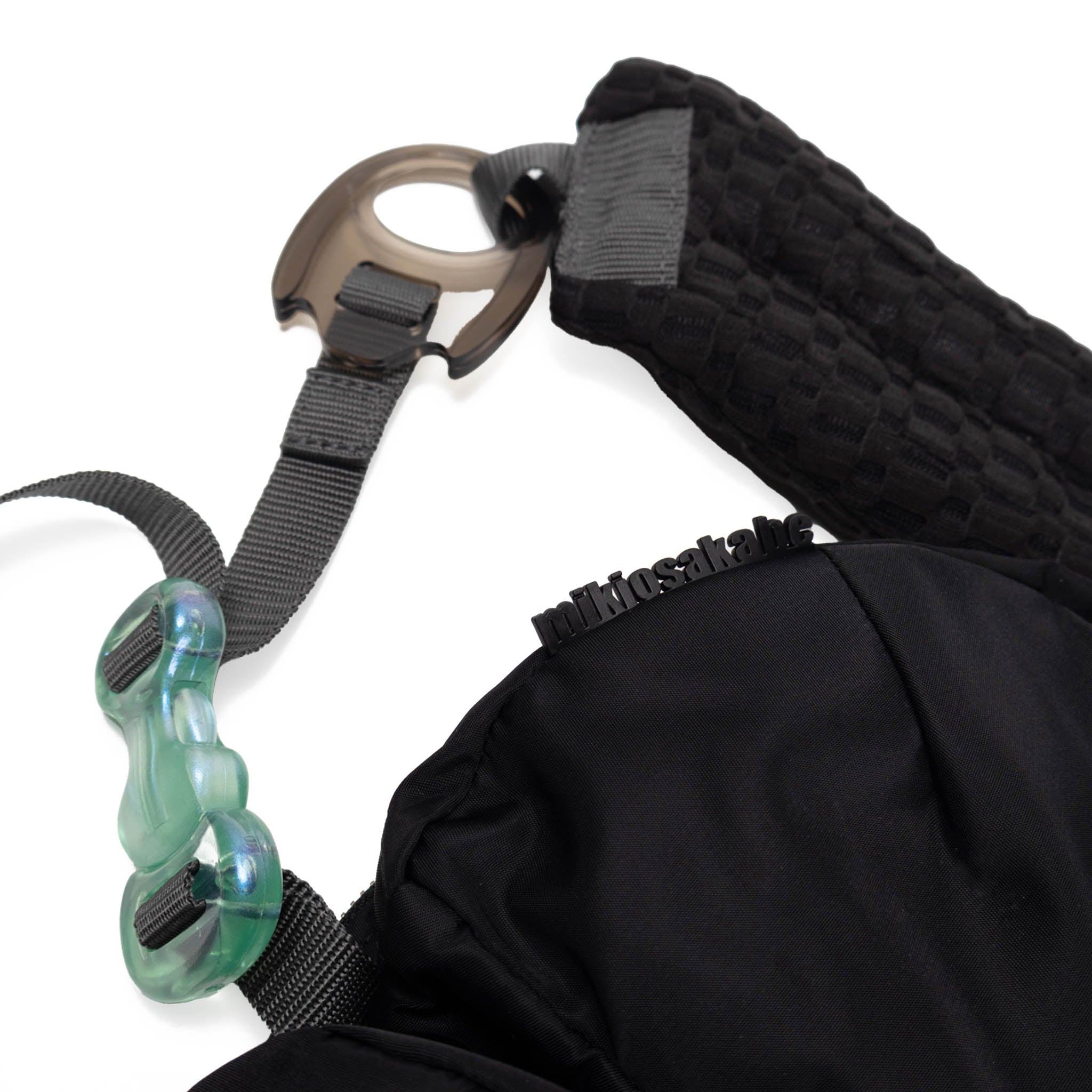 7 Pockets Bag Black xBlack xBlue Aurora