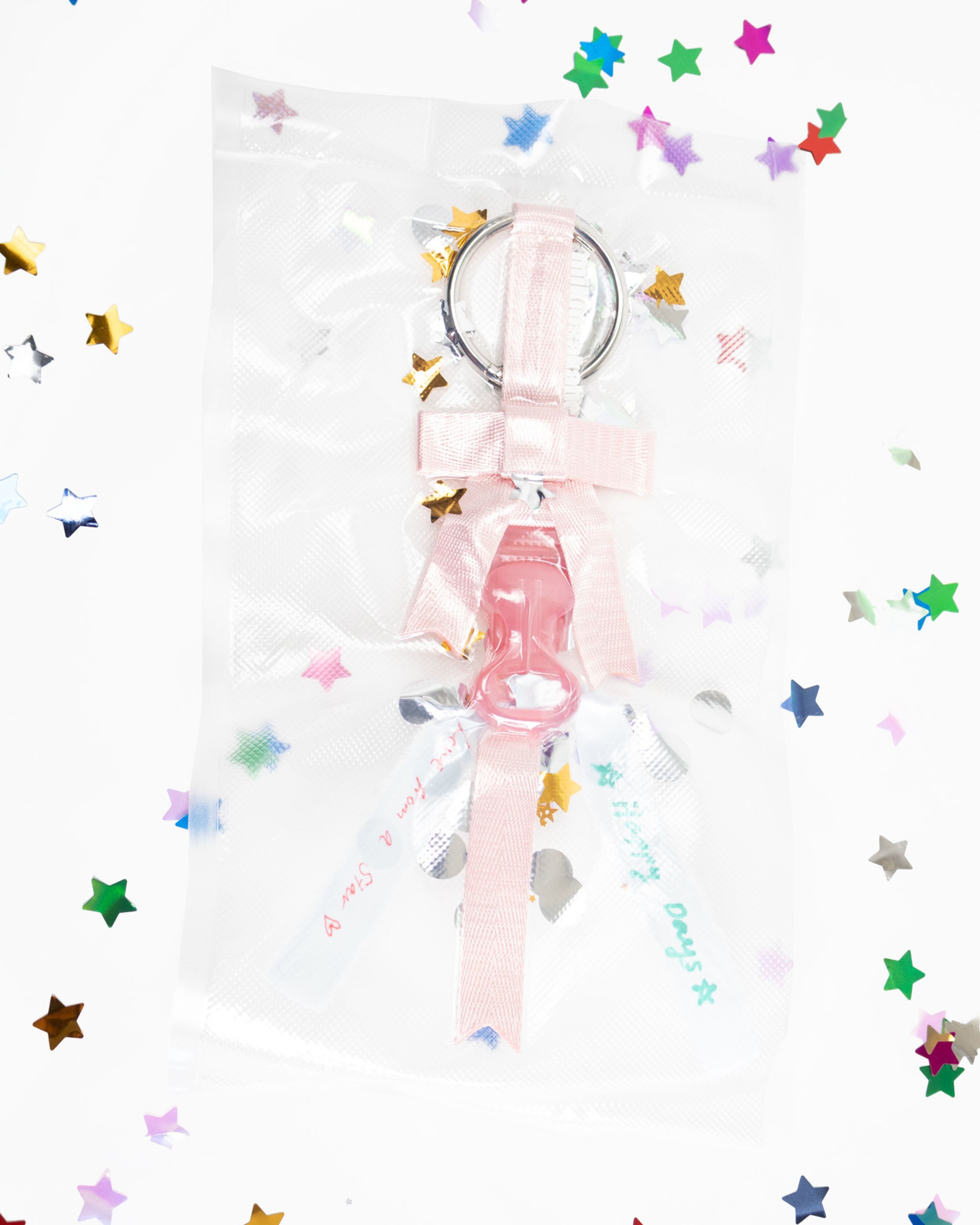 Butterfly Bag Charm Pink