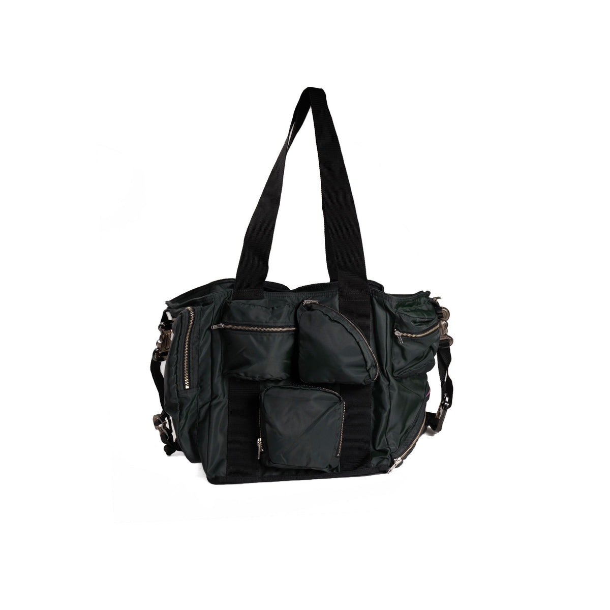 10 Pockets Bag  Black×Black×Black
