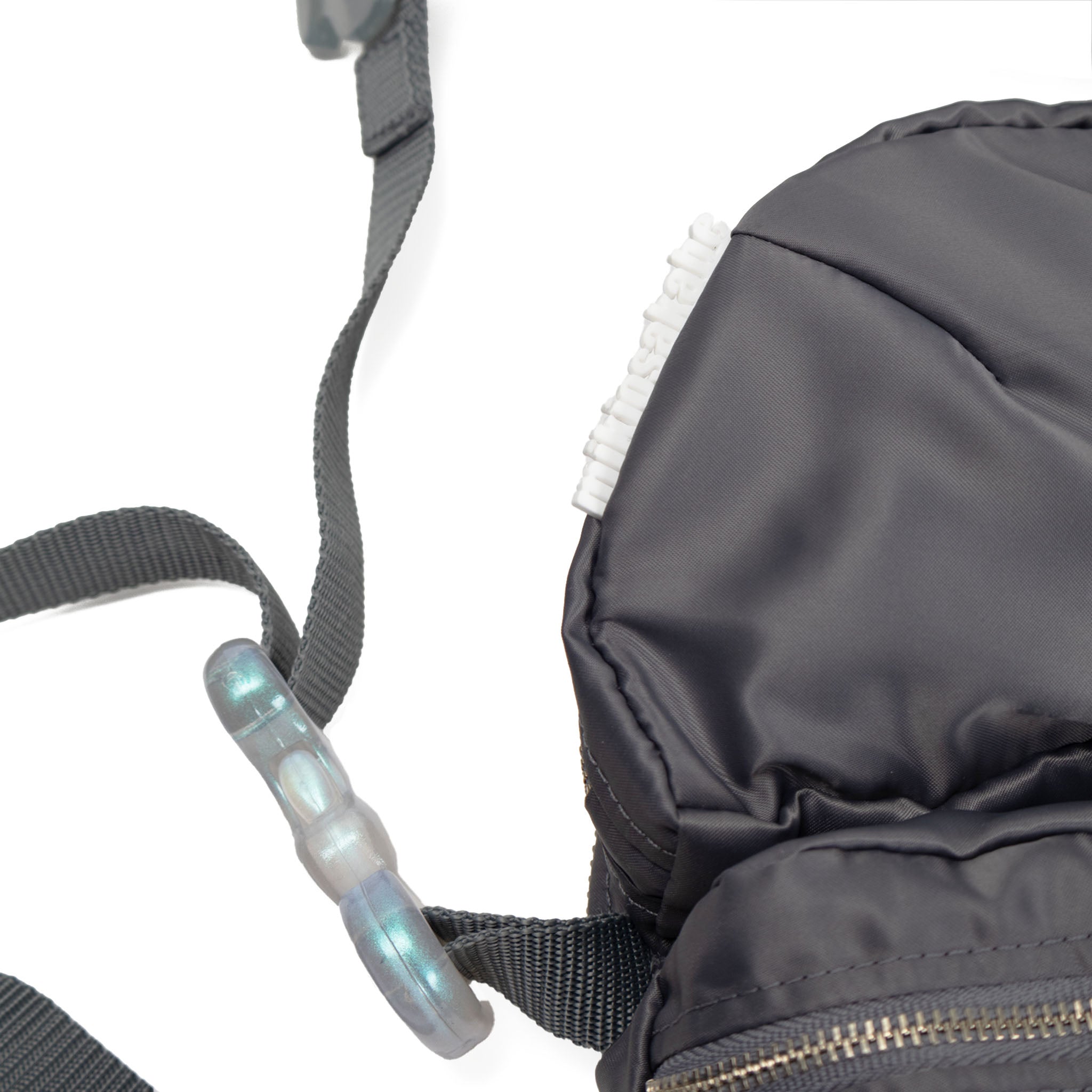 7 Pockets Bag Gray×Purple×Aurora