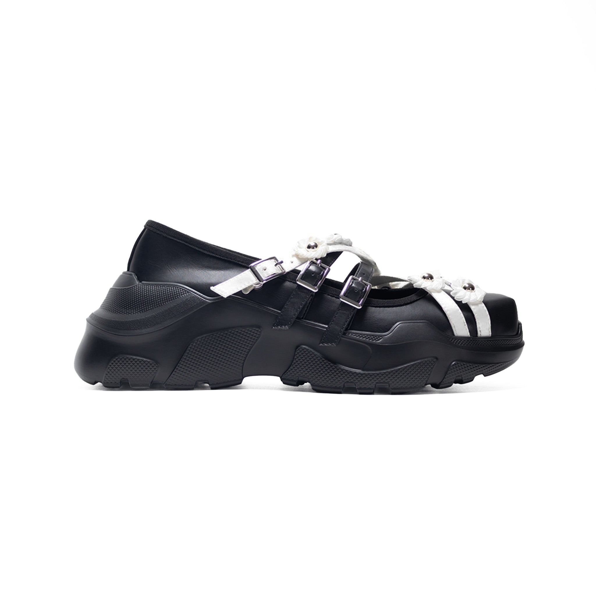 Flora Black×White×Black