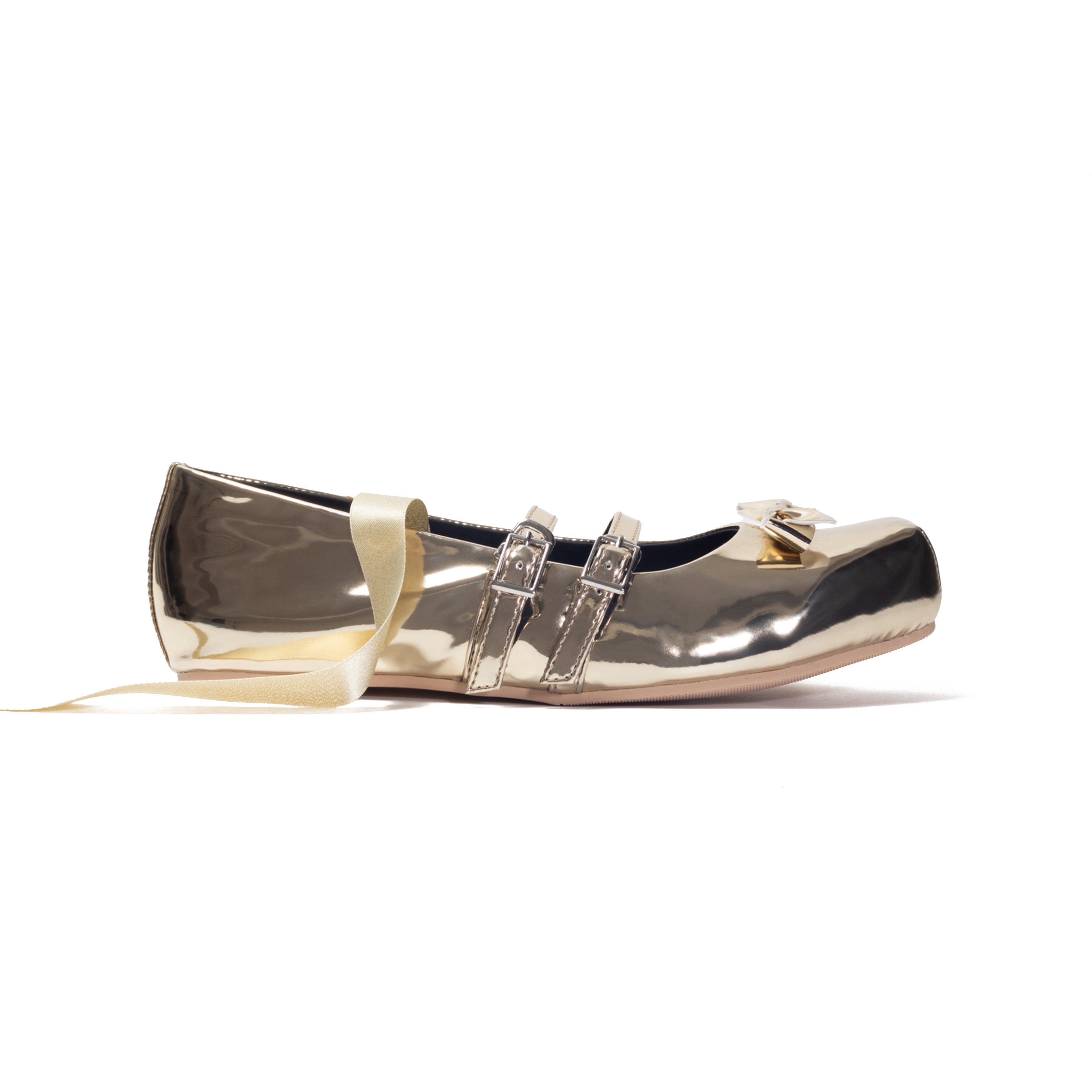 Giselle Flat Mirror Gold