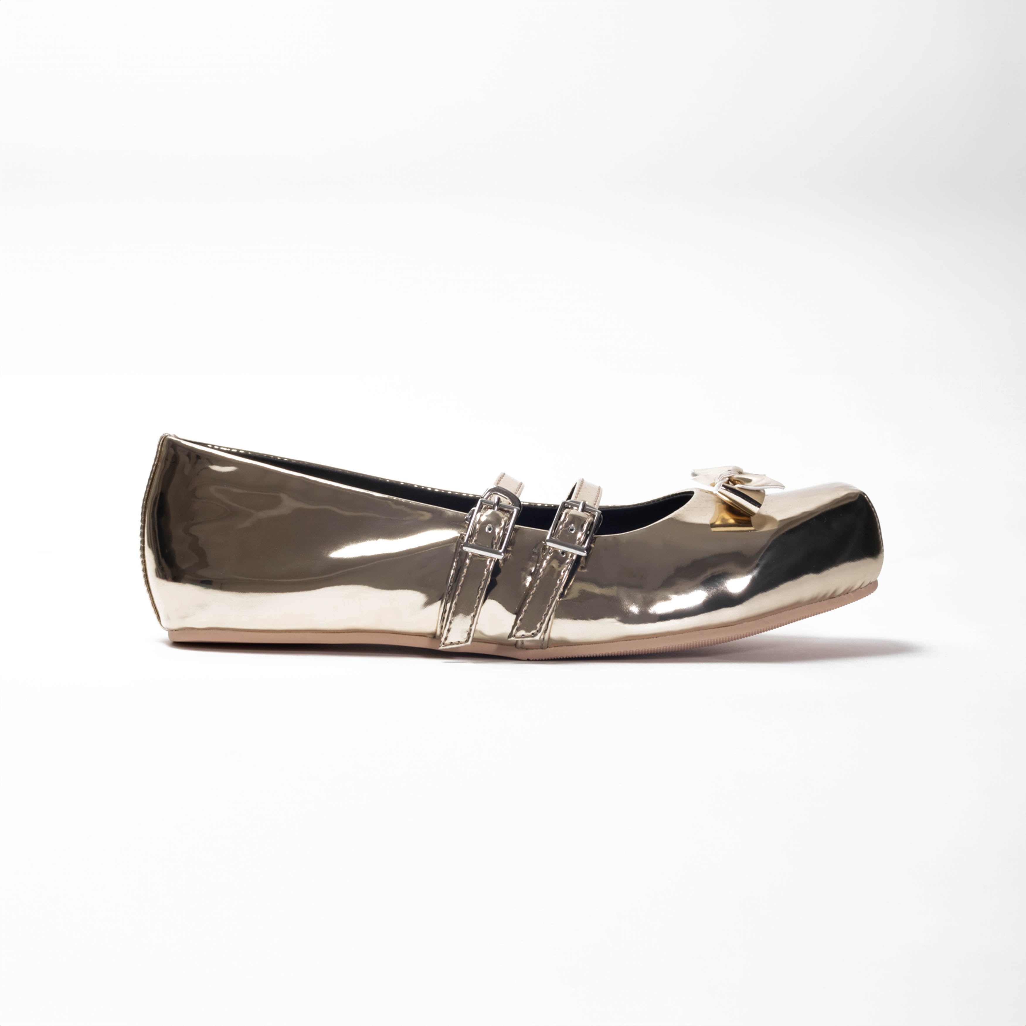 Giselle Flat Mirror Gold