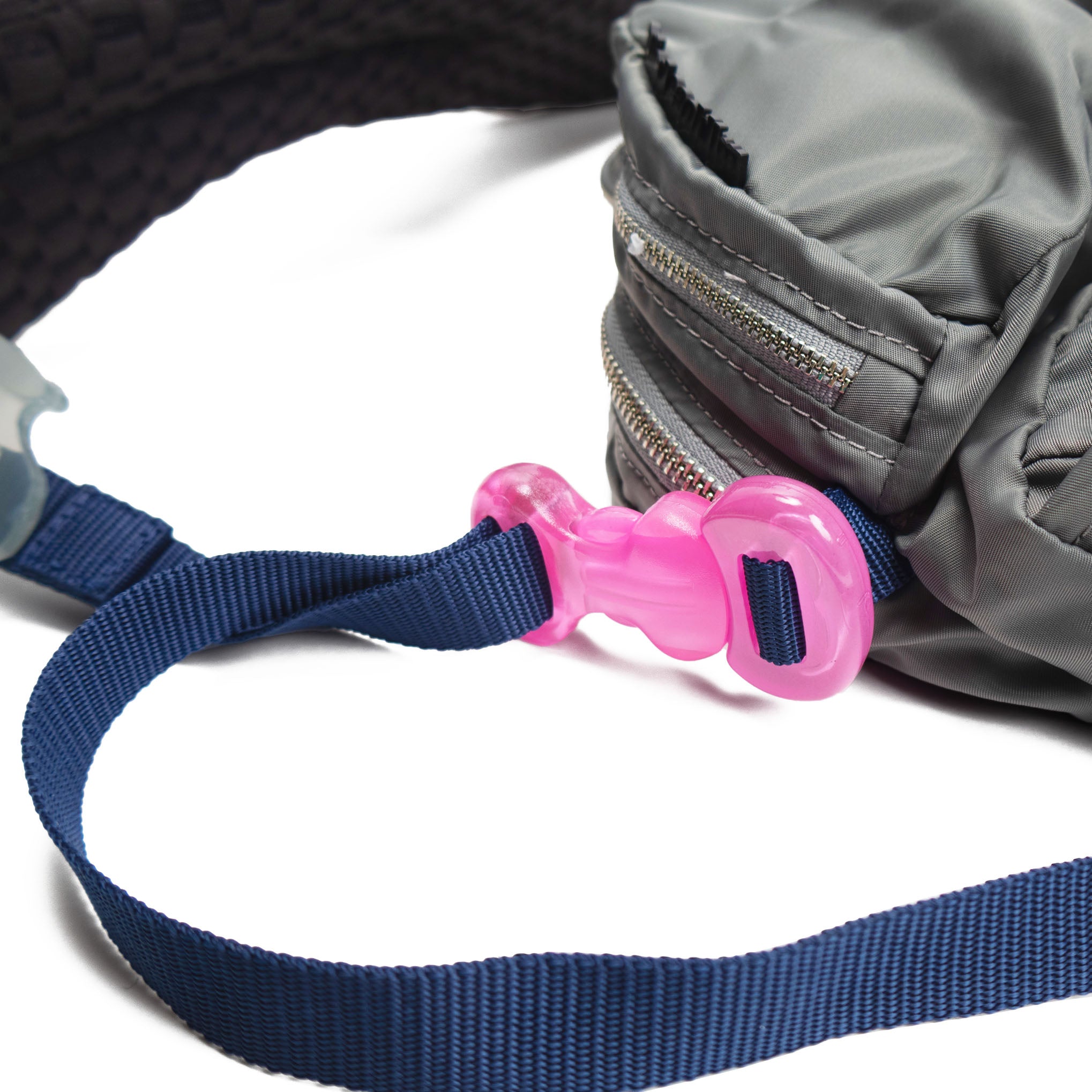 7 Pockets Bag Dark Gray x Navy x Pink