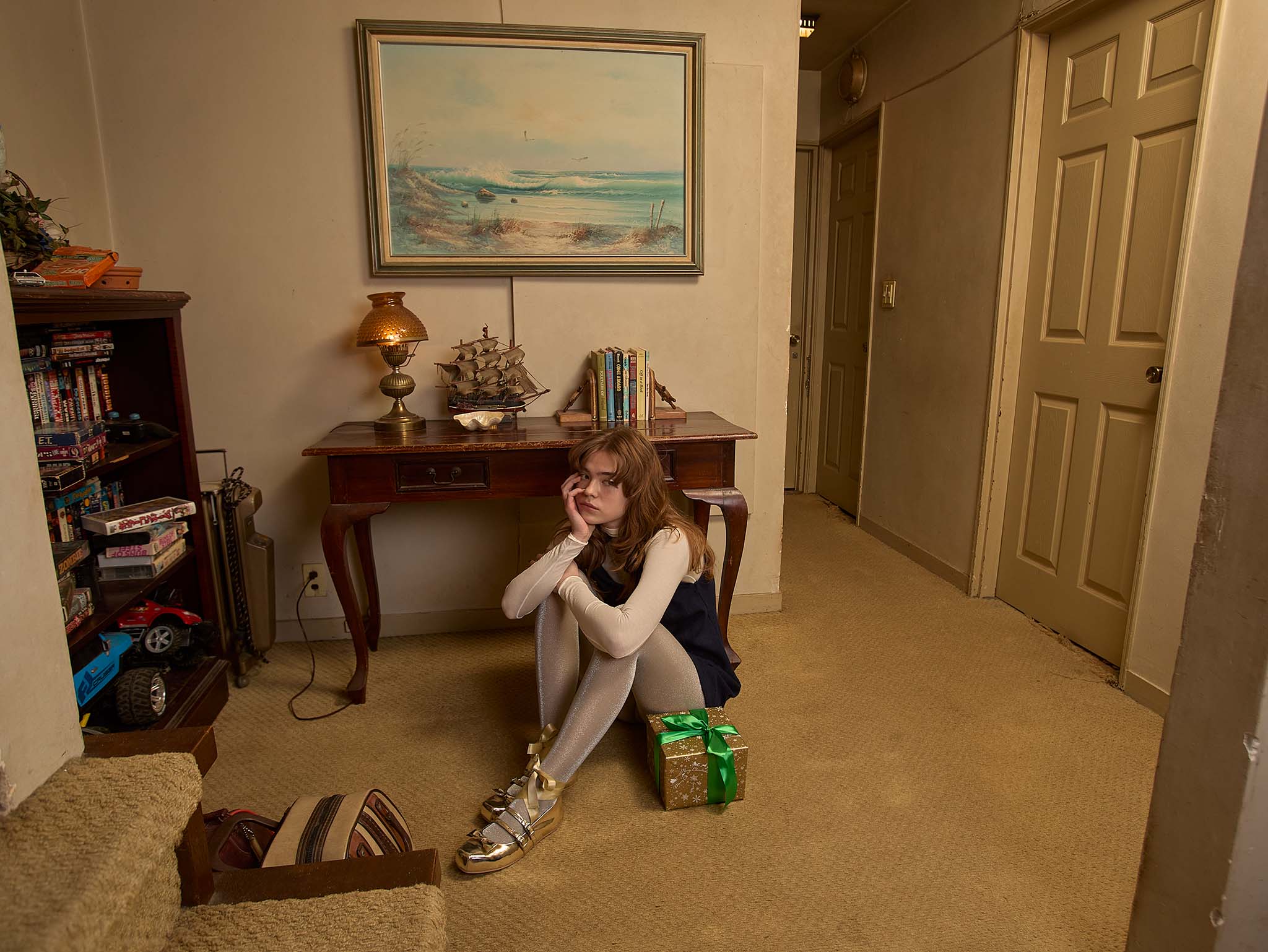 Giselle Flat Mirror Gold