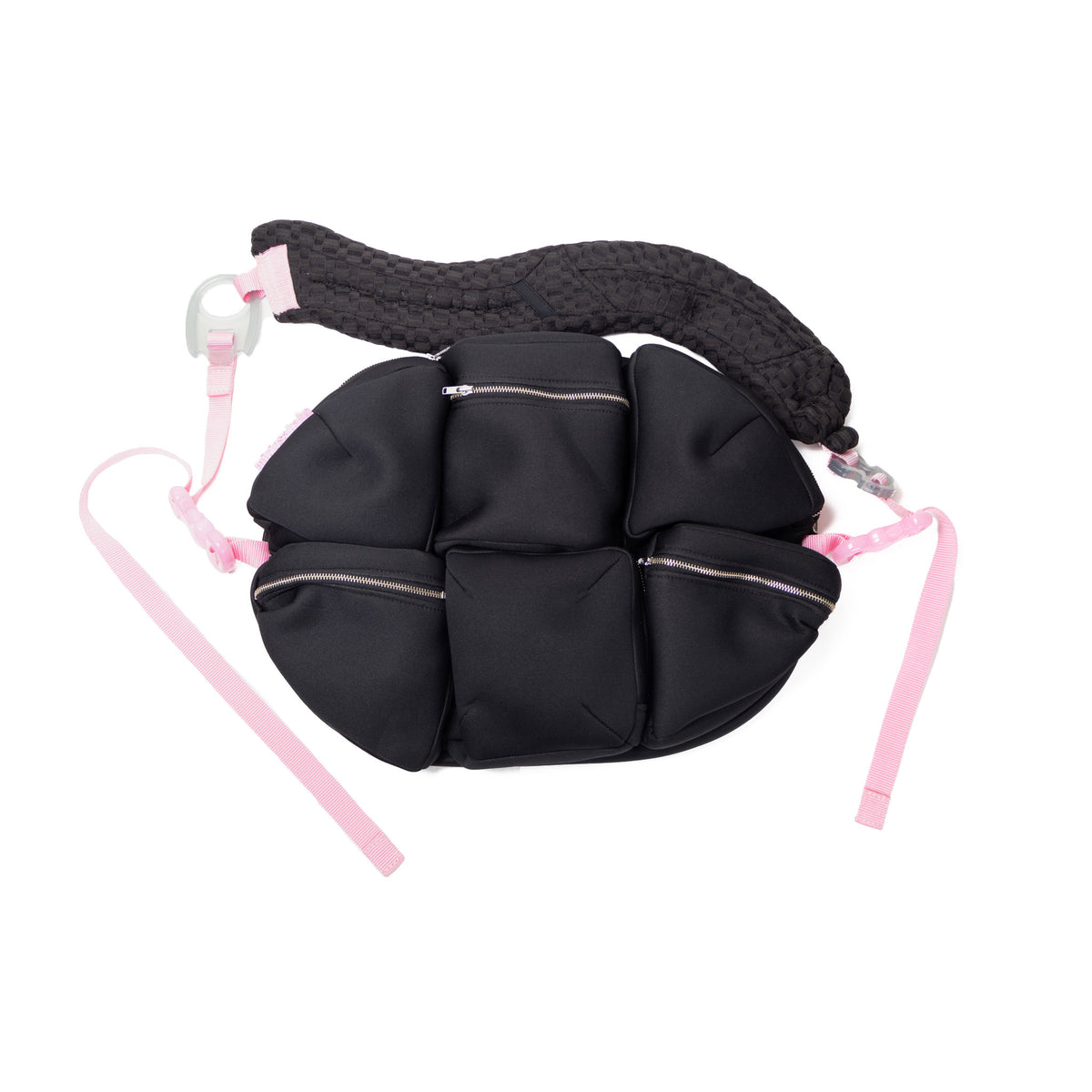 MIKIOSAKABE (ミキオサカベ) × THREE TREASURES 7 Pockets Bag Pink 