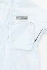 Packable coat (Black / White / Green)