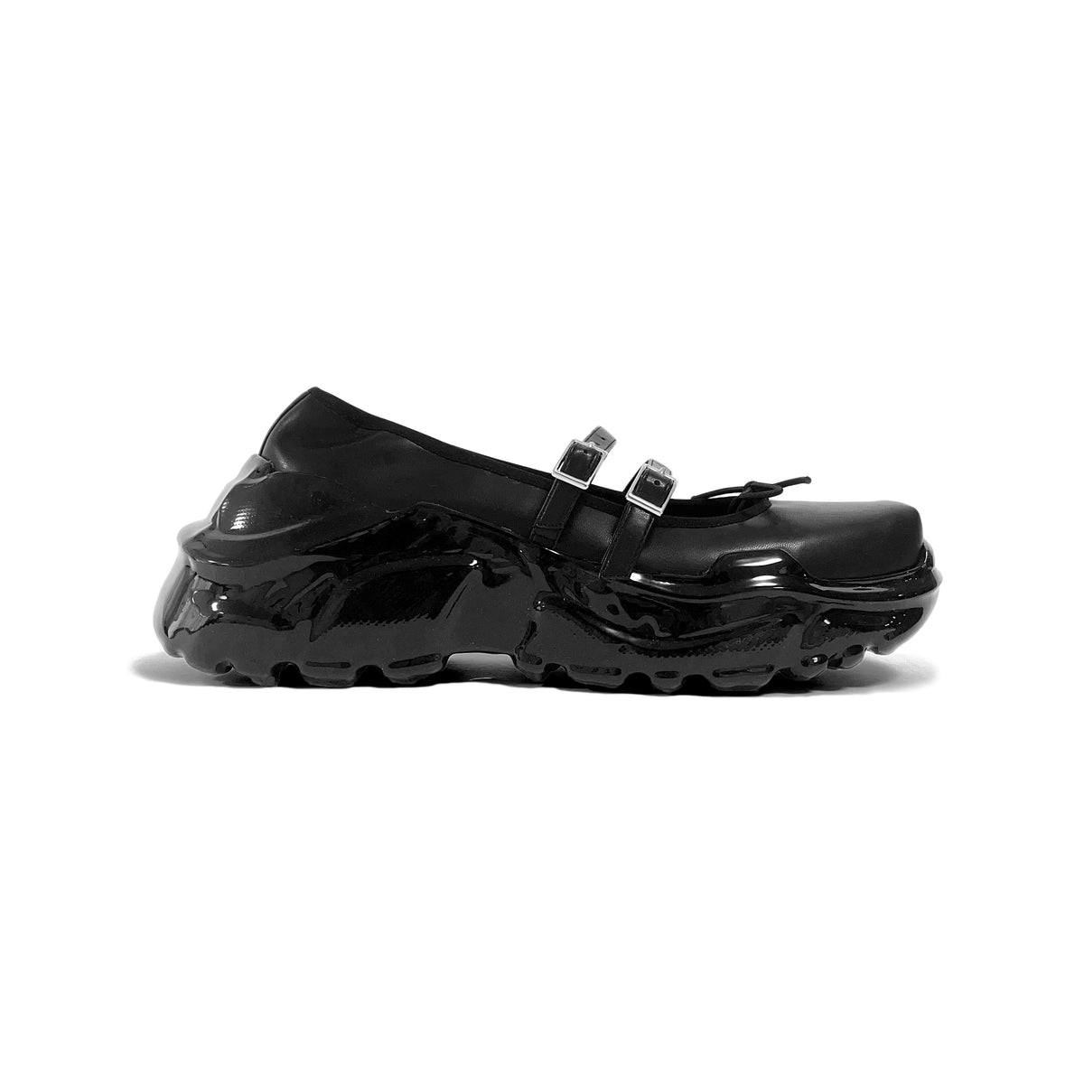 AKIKOAOKI × THREE TREASURESRegulated Giselle Black × Black DIP 