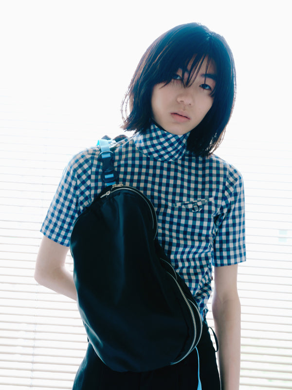 2 Pockets bag Black× Blue