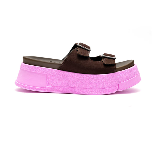 flip flops cruise Brown × Pink