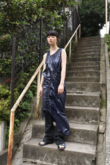 Gathered dress Nylon