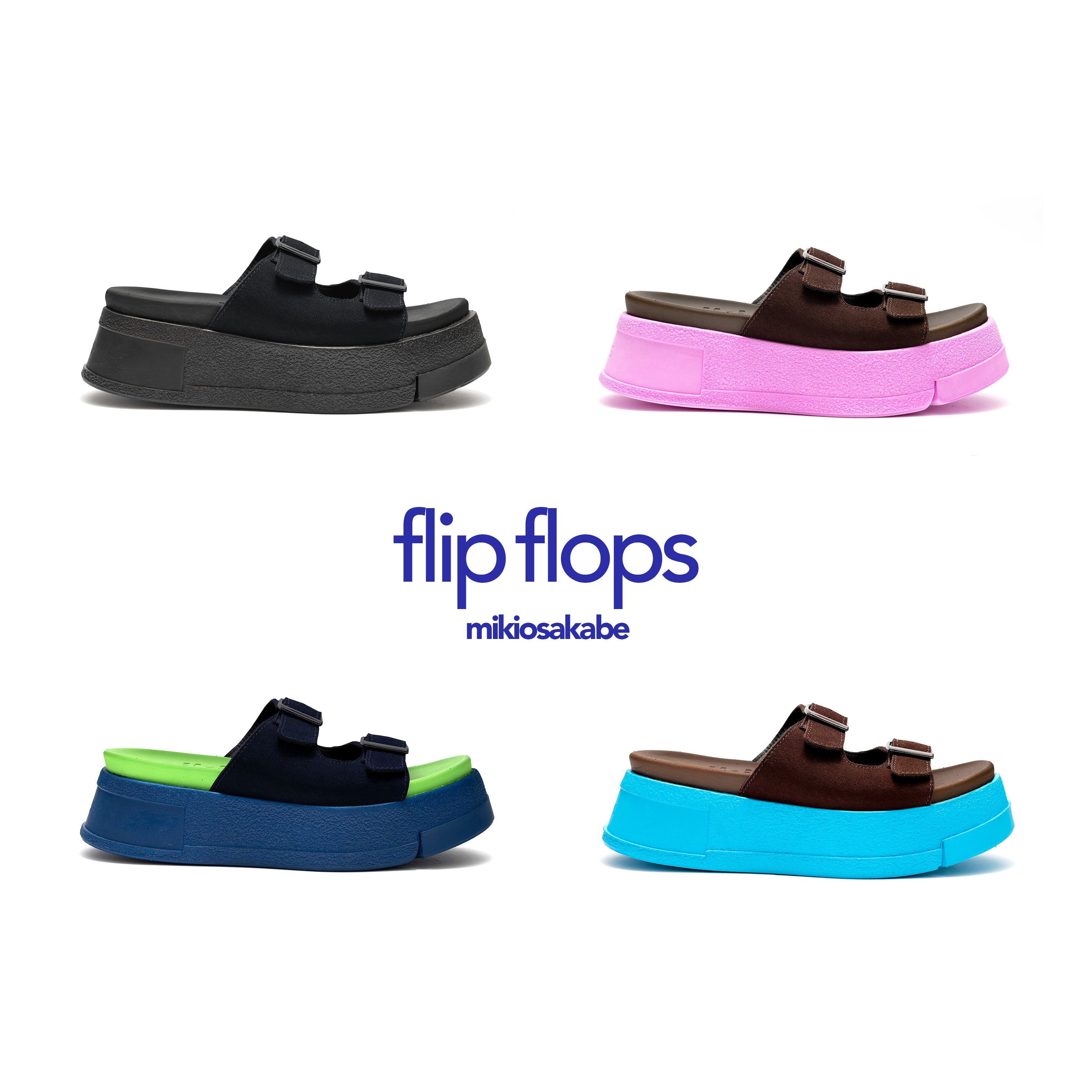flip flops cruise Black × Black