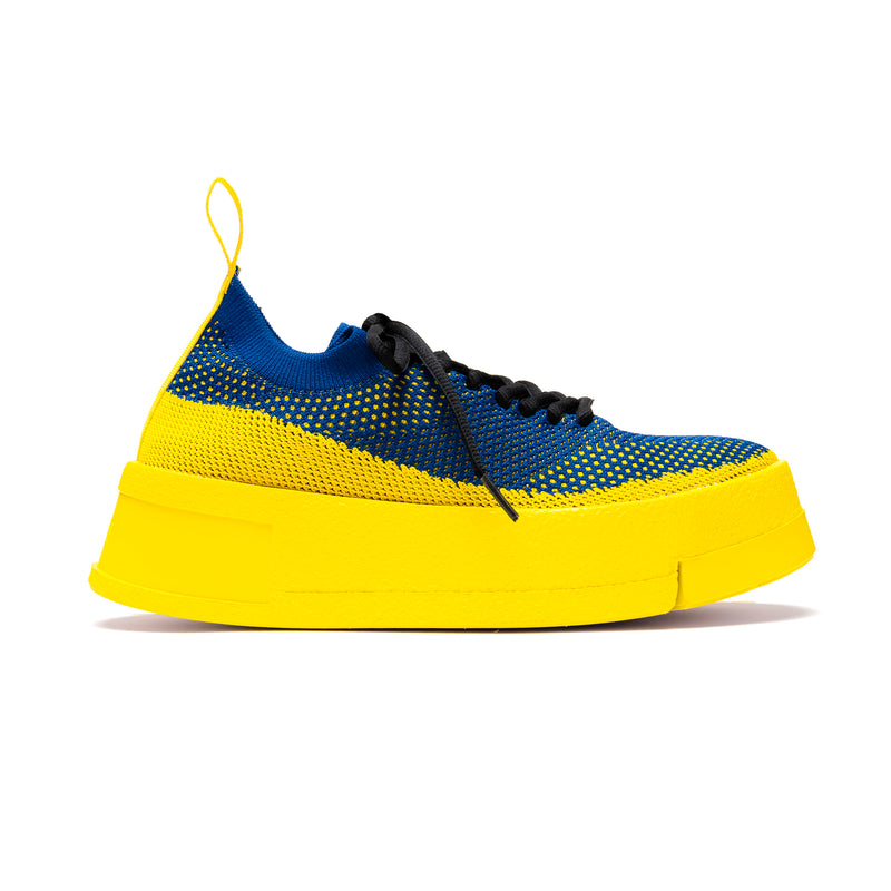 flip flops extra light shoes Navy × Yellow